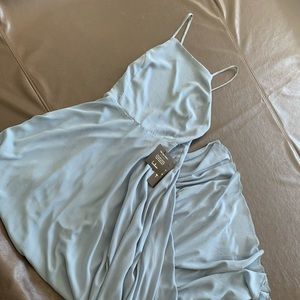 Lulu’s Bridesmaid dress in Slate Blue